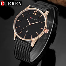 CURREN Luxury Brand Quartz Watch Men\'s Casual Business Stainless Steel Mesh band Quartz-Watch Fashion Thin Clock male Date New  -gautam-hektor-1