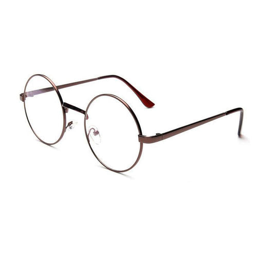 Fashion Unisex Classic Metal Frame Mirror Rounded Glasses  -gautam-hektor-1