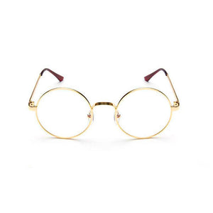 Fashion Unisex Classic Metal Frame Mirror Rounded Glasses  -gautam-hektor-1