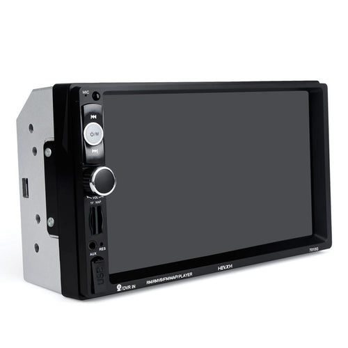 7.0 Inch Car Stereo MP5 Player with Bluetooth Touch Screen FM Radio Rear View Camera (7018G+Camera)  -gautam-hektor-1